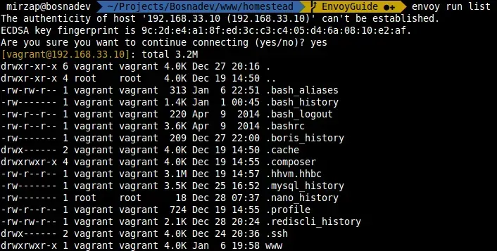 Laravel Envoy  Run Command